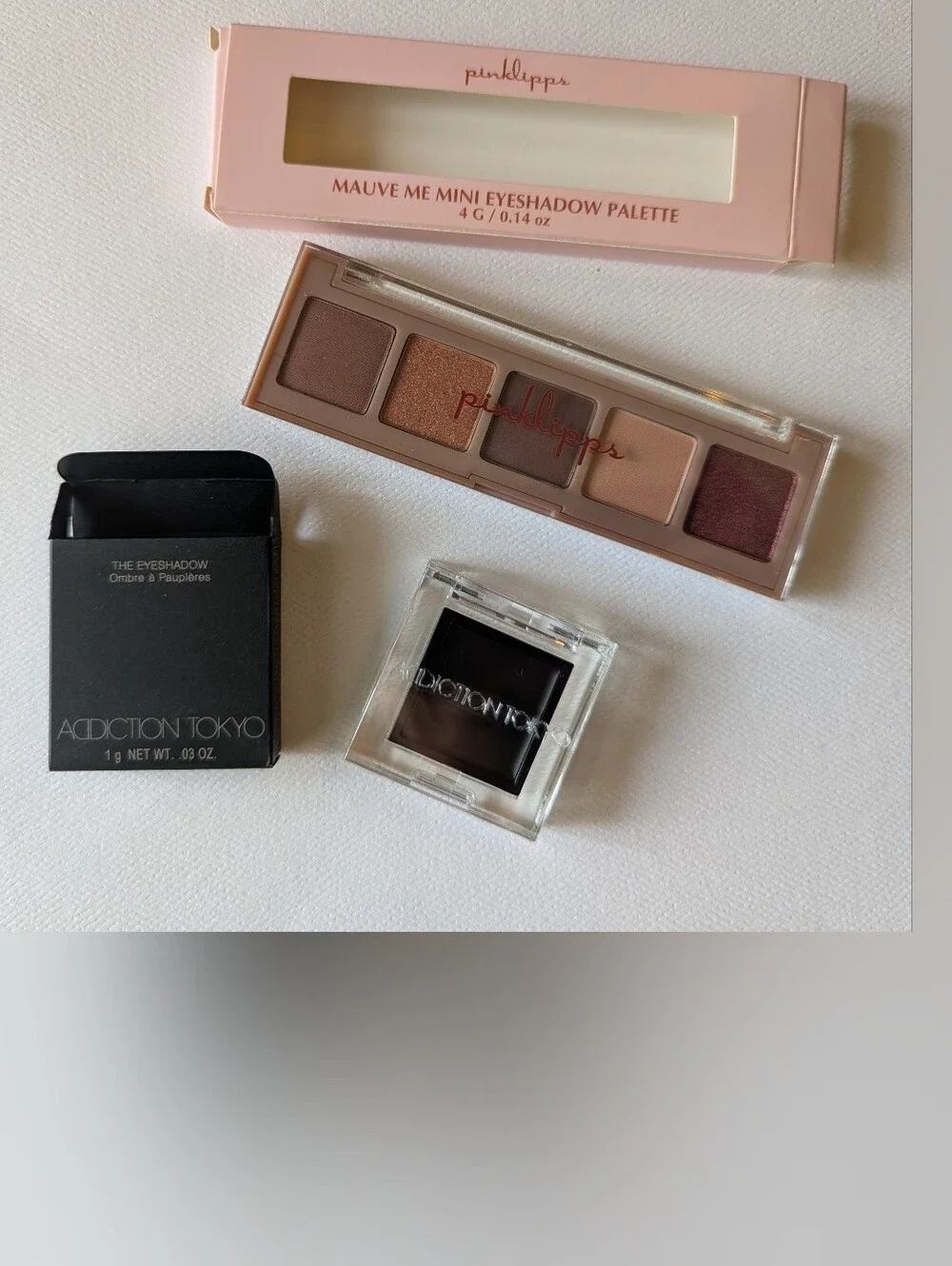 Addiction, Pinklipps Eyeshadow Lot